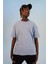 Oversize Fit Bisiklet Yaka Basic Kısa Kollu Pamuklu Tişört V3861AZ22SP 4
