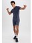 Fit Slim Fit Sporcu Şort V3030AZ23SP 4