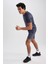 Fit Slim Fit Sporcu Şort V3030AZ23SP 5