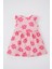 Kız Bebek Desenli Kolsuz Elbise A0136A523SM 5
