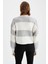 V Yaka Renk Bloklu Relax Fit Triko Hırka U8682AZ21WN 4