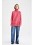 Oversize Fit Balıkçı Yaka Uzun Kollu Triko Tunik X7700AZ22WN 5