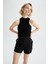 Slim Fit Yarım Balıkçı Yaka Fitilli Kaşkorse Atlet Y7628AZ22AU 5