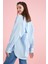 Basic Oversize Fit Poplin Gömlek Tunik T5494AZ21AU 4
