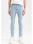 Super Skinny Fit Ekstra Dar Kalıp Normal Bel Ekstra Dar Paça Jean Pantolon S2395AZ23SP 1