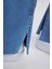Slim Flare Fit İspanyol Paça Yüksek Bel Yırtmaçlı Jean Pantolon A2224AX23SP 7