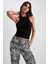 Slim Fit Dar Kesim Halter Yaka Fitilli Kaşkorse Atlet X6705AZ23SP 1