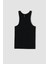 Slim Fit Dar Kesim Halter Yaka Fitilli Kaşkorse Atlet X6705AZ23SP 7