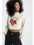 Loose Fit Yarım Balıkçı Yaka Boğazlı Fitilli Uzun Kollu Crop Sweatshirt X5273AZ21CW 3