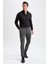 Modern Fit Polo Yaka Dokulu Uzun Kollu Pamuklu Gömlek R4352AZ23SP 2