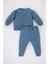 Erkek Bebek Baskılı Sweatshirt Eşofman Alt 2'li Takım Z1952A223SP 6
