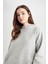 Bisiklet Yaka Basic Sweatshirt Z9356AZ22AU 4