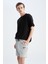 Slim Fit Dar Paça Şort Y1131AZ22HS 5