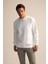 Oversize Fit Bisiklet Yaka Basic Pamuklu Sweatshirt T5139AZ22AU 3