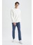 Oversize Fit Bisiklet Yaka Basic Pamuklu Sweatshirt T5139AZ22AU 6