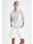 Regular Fit Kapüşonlu Kalın Sweatshirt W8071AZ22WN 1