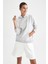 Regular Fit Kapüşonlu Kalın Sweatshirt W8071AZ22WN 3