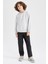 Erkek Çocuk Bisiklet Yaka Kalın Sweatshirt Z4750A623SP 2