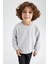 Erkek Çocuk Bisiklet Yaka Kalın Sweatshirt Z4750A623SP 3