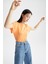 Regular Fit Bisiklet Yaka Baskılı Kısa Kollu Tişört X0244AZ22SM 1