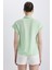 Regular Fit Basic Kısa Kollu Viskon Gömlek U2742AZ22SM 6