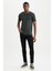 Slim Fit Bisiklet Yaka Premium Kalite Basic Tişört M6606AZ22SP 7