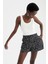 Desenli Beli Lastikli Relax Fit Mini Şort K6681AZ22HS 3