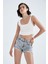 Yırtık Detaylı Mini Jean %100 Pamuk Şort Y8087AZ22HS 2