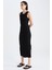 Bodycon Bisiklet Yaka Kaşkorse Kolsuz Maxi Elbise Y7736AZ22HS 2