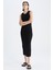 Bodycon Bisiklet Yaka Kaşkorse Kolsuz Maxi Elbise Y7736AZ22HS 3
