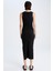 Bodycon Bisiklet Yaka Kaşkorse Kolsuz Maxi Elbise Y7736AZ22HS 5