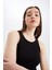 Bodycon Basic Halter Yaka Pamuklu Midi Elbise U8106AZ22SM 6