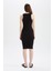 Bodycon Basic Halter Yaka Pamuklu Midi Elbise U8106AZ22SM 7