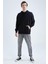 Oversize Fit Kanguru Cepli Kapüşonlu Uzun Kollu İçi Yumuşak Tüylü Sweatshirt X8287AZ22AU 2