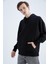Oversize Fit Kanguru Cepli Kapüşonlu Uzun Kollu İçi Yumuşak Tüylü Sweatshirt X8287AZ22AU 3