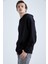Oversize Fit Kanguru Cepli Kapüşonlu Uzun Kollu İçi Yumuşak Tüylü Sweatshirt X8287AZ22AU 5