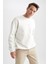 Boxy Fit Bisiklet Yaka Sweatshirt X8282AZ22AU 1