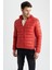Slim Fit Kapüşonlu Su İtici Isı Yalıtımlı Şişme Mont N4661AZ22AU 2