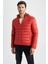 Slim Fit Kapüşonlu Su İtici Isı Yalıtımlı Şişme Mont N4661AZ22AU 3