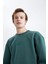 Boxy Fit Bisiklet Yaka Sweatshirt X8282AZ22AU 3