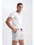 Fit Fermuar Cepli Deniz Şortu X5224AZ22HS 3