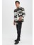 Oversize Fit Kareli Oduncu Uzun Kollu Gömlek Ceket Y4174AZ22WN 5
