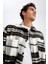 Oversize Fit Kareli Oduncu Uzun Kollu Gömlek Ceket Y4174AZ22WN 6