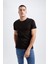 Slim Fit Bisiklet Yaka Premium Kalite Basic Tişört M6606AZ22AU 1