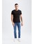 Slim Fit Bisiklet Yaka Premium Kalite Basic Tişört M6606AZ22AU 2