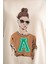 Relax Fit Bisiklet Yaka Baskılı Sweatshirt Tunik Z2074AZ23SP 5