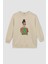 Relax Fit Bisiklet Yaka Baskılı Sweatshirt Tunik Z2074AZ23SP 7