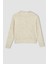 Kız Çocuk Oversize Bisiklet Yaka Triko Kazak Z4620A622WN 7