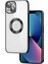 Apple iPhone 13 Kılıf Kamera Korumalı Logo Gösteren Omega Kapak 1