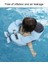Mambobaby Yeni Çocuklar Için Emniyet Kilitli Gölgelikli Yüzme Simidi Swimsafe Kolluk Simit 8-36 Ay 4